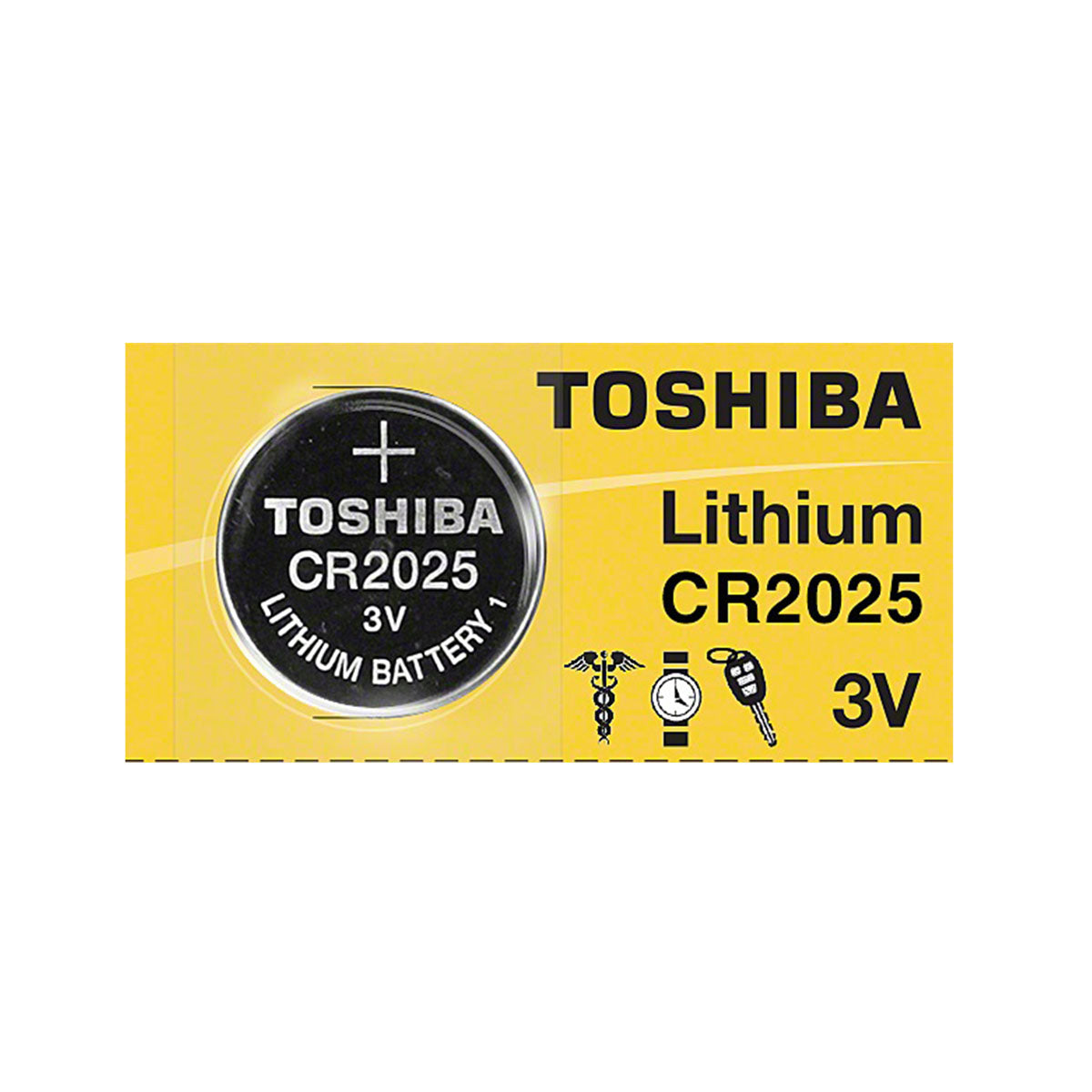 1 X Original Toshiba CR2025 CR 2025 3V LITHIUM BATTERY BR2025 Watch EXPR  2025